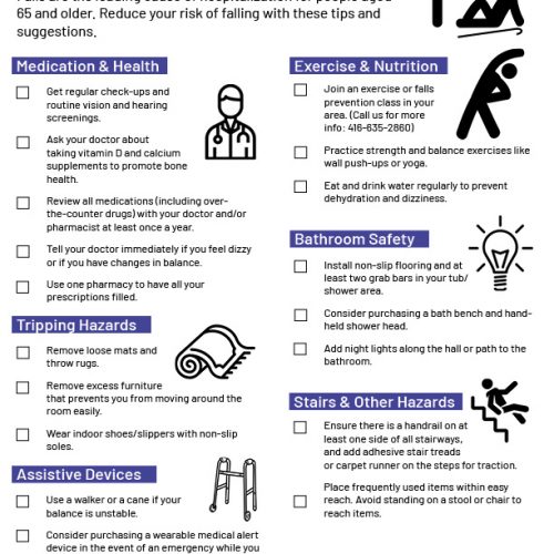 falls prevention checklist